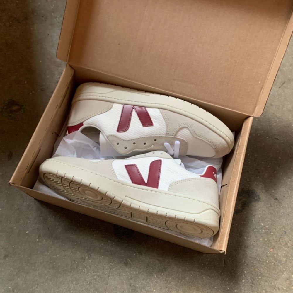 Veja V-10 Leather Sneakers
